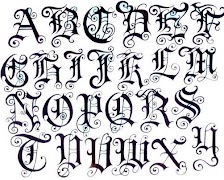 Kalligrafie Brief Ontwerp-poster