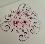 Poster Easy Drawing Flowers