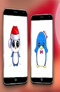 كيف رسم بطريق لطيف الملصق