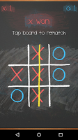 Tic Tac Toe on blackboard Screenshot 3