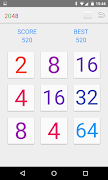 Material 2048 Game 스크린샷 1