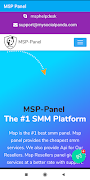 پوستر MSP Panel (Best SMM Panel)