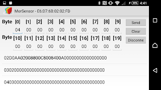 MorSensor BLE Tool 스크린샷 2