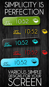 シンプルなデジタル時計ウィジェット スクリーンショット 2