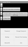 Encrypted Notes captura de pantalla 4