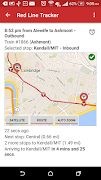 MBTA Red Line Tracker الملصق