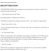 Deception Point Dan Brown স্ক্রিনশট 1