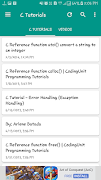 C Tutorials - Videos & Examples 스크린샷 1