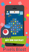 Pixels blast - jelly mosters screenshot 2