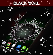 Black Wall Clock ภาพหน้าจอ 2