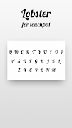 Lobster Free Keyboard Font imagem de tela 3