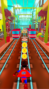6 Schermata Super Hero Rail Rush Simulator