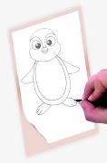 برنامه‌نما How to draw Peenguin عکس از صفحه