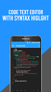 Code Text Editor captura de pantalla 1