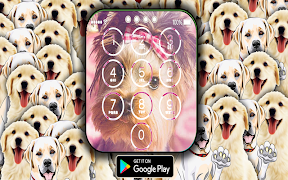 Cute Puppy Pin LockScreen 2017 海报