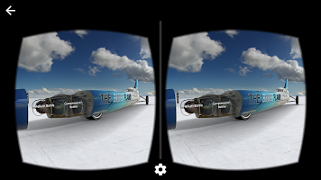 Blue Flame 3DA VR - Cardboard পোস্টার