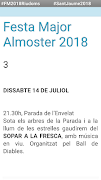برنامه‌نما Festa Major. Almoster 2018 عکس از صفحه
