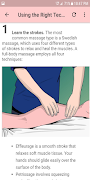 Techniques de massage de base capture d'écran 5