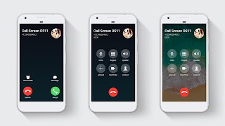 Call Screen Theme OS 11 Phone 8 syot layar 7