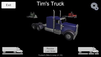 Trucker's Slide & Jump Poster