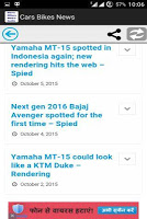 Latest Cars Bikes News India screenshot 3