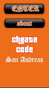 Cheat Code for GTA SanAndreas poster