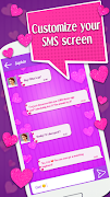 Cute SMS Texting App اسکرین شاٹ 3