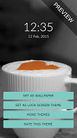Love Coffee Wall & Lock screenshot 5
