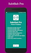 Sub4Sub Pro For Youtube स्क्रीनशॉट 1