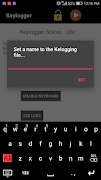 برنامه‌نما Keylogger Keyboard عکس از صفحه