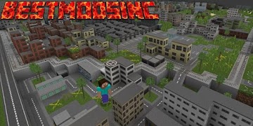 Mini Town Map For MCPE poster