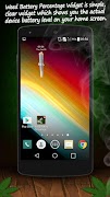 Weed Battery Percentage Widget screenshot 1
