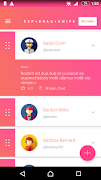 Matta - Material Design Android UI Template App Plakat