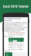 Learn Excel 2016 screenshot 7
