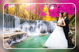 Waterfall Photo Frames : Cut Paste Photo Editor 스크린샷 4