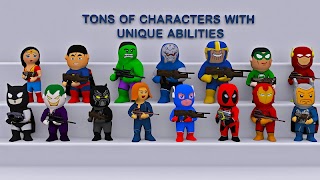 Mini Hero Militia 3D ภาพหน้าจอ 1