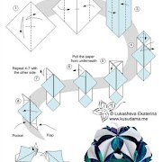 Hướng dẫn origami hoa ảnh chụp màn hình 1
