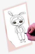 How to draw Girls Ekran Görüntüsü 2
