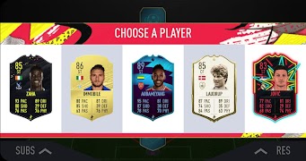 برنامه‌نما FUT 20 Draft Simulator عکس از صفحه