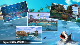 برنامه‌نما Shark Bite Attack 3D-Shark Games عکس از صفحه