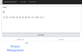 برنامه‌نما Simple Random Number Generator عکس از صفحه