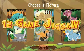 Dinosaur Jigsaw Puzzle for kid captura de pantalla 2
