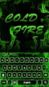 Cold Fire Keyboard Theme تصوير الشاشة 4