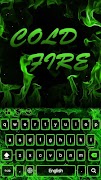 Cold Fire Keyboard Theme screenshot 4