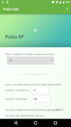 PoGO XP (Pokémon GO XP Calc) screenshot 1
