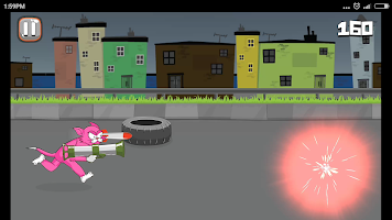Crazy Pink Cat - Run & Shoot ภาพหน้าจอ 3