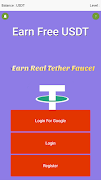 برنامه‌نما Earn  Free Tether عکس از صفحه