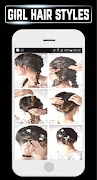Girls Hairstyles Easy Step By Step Offline Tutoria স্ক্রিনশট 3