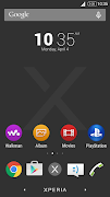 Simple Xperia Logo Theme poster