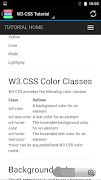 W3 CSS Tutorial OFFLINE APP 截图 2